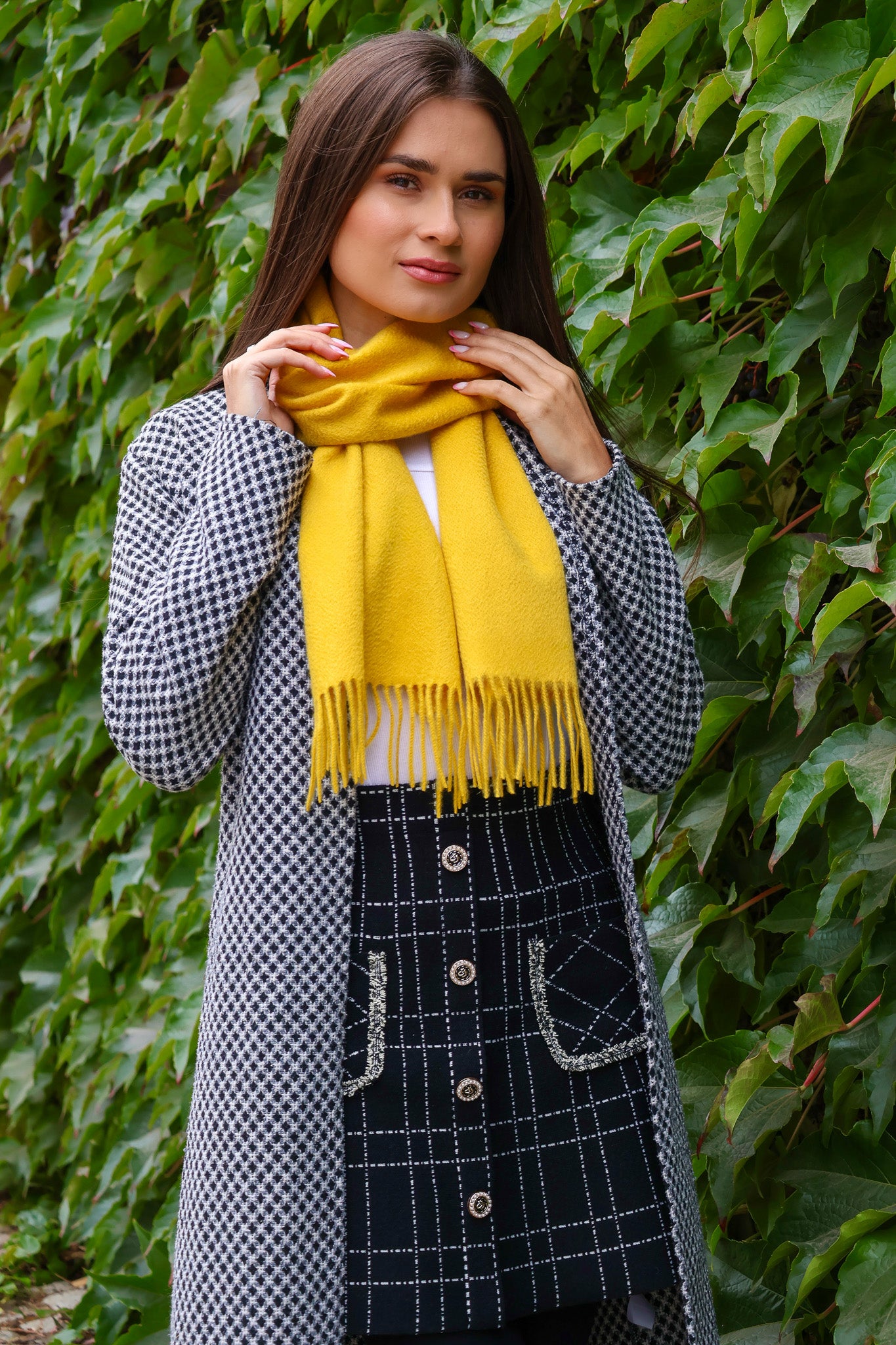 Шал “Anna” – класически кашмирен лукс